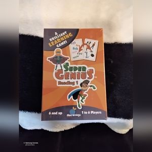 Super Genius learning cards. Level, READING 1